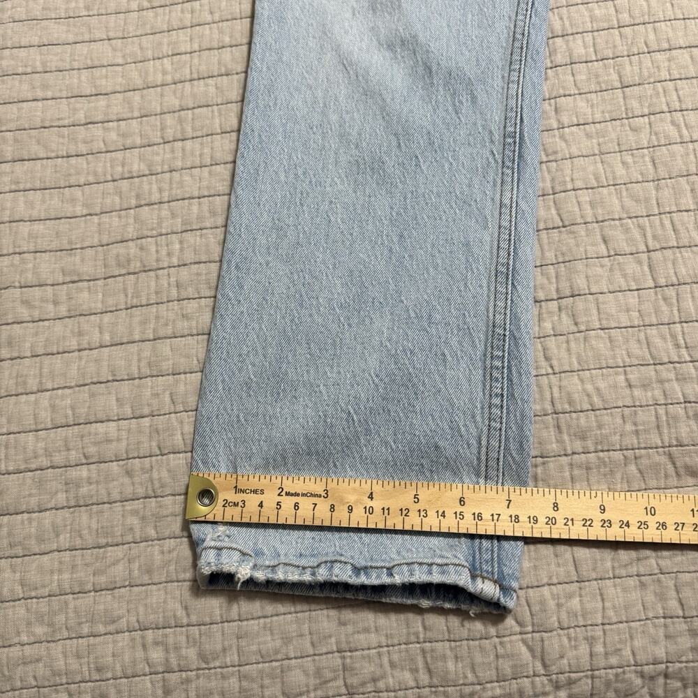 Abercrombie & Fitch Curve Love The 90s Straight Mid Rise Jeans Size 28 / 6R - Picture 6 of 9